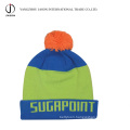 Turn up Bobble Hat Knitted Bobble Hat Turn up Knitted Hat with Pompom Acrylic Toque Acrylic Beanie Acrylic Knitted Hat